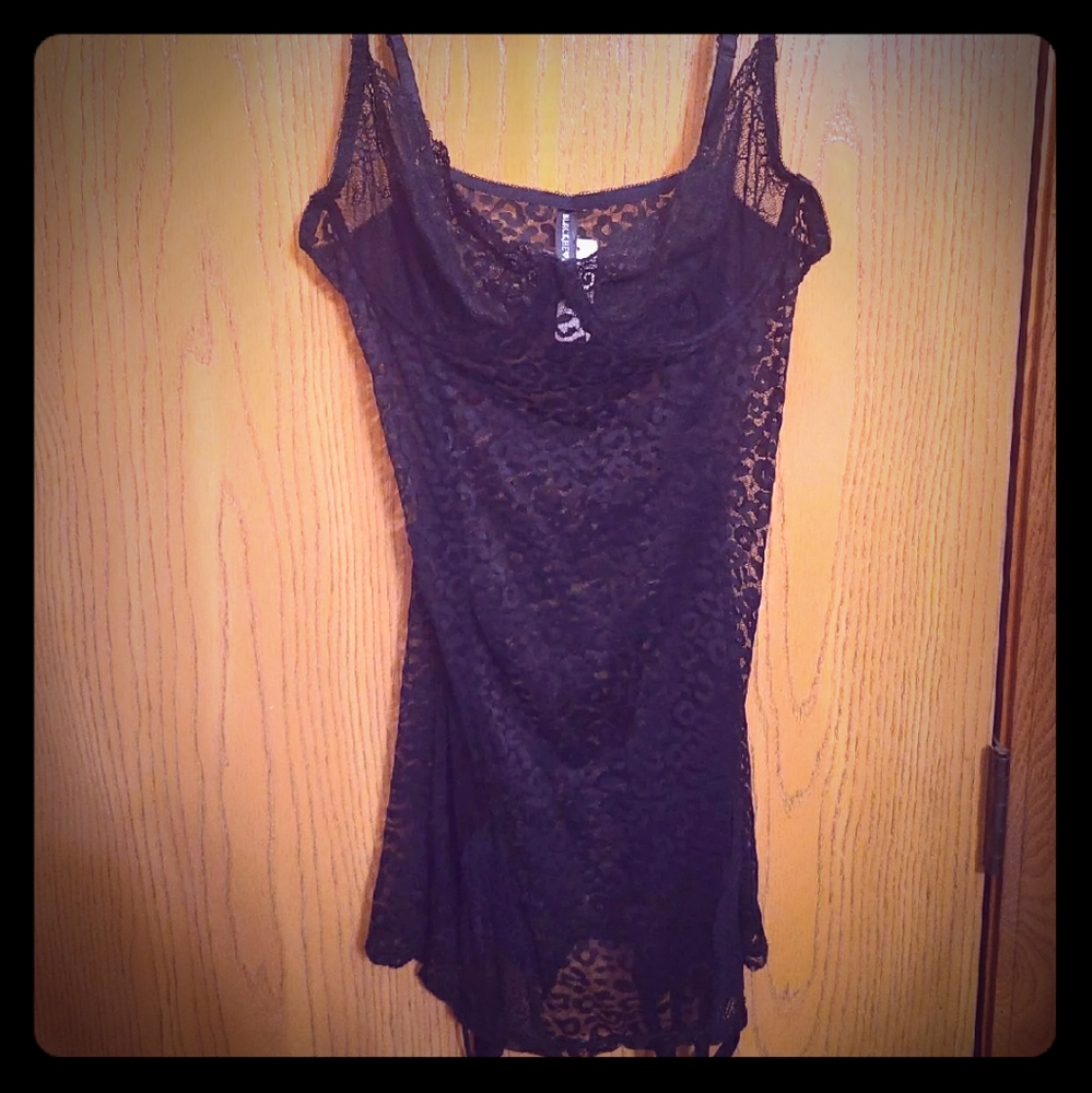 Blackheart Leopard Lace Chemise